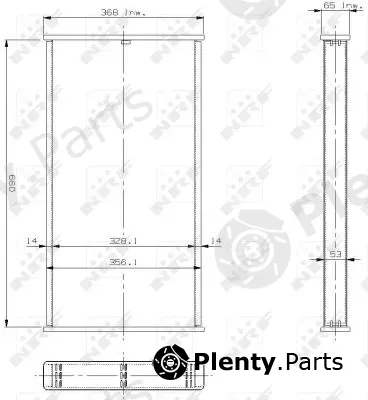 NRF 13101 — Core, radiator