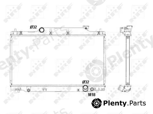 NRF 53439 — Radiator, engine cooling