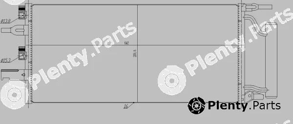 NRF 350475 — Condenser, air conditioning EASY FIT