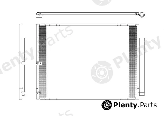 NRF 350276 — Condenser, air conditioning EASY FIT