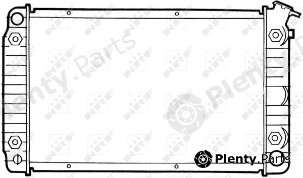 NRF 50353 — Radiator, engine cooling
