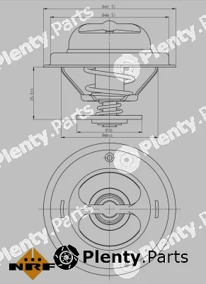 NRF 725123 — Thermostat, coolant