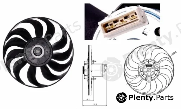 NRF 47641 — Fan, engine cooling