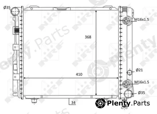 NRF 59103 — Radiator, engine cooling