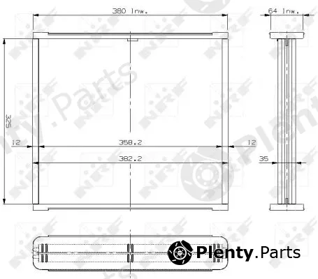 NRF 17500 — Core, radiator