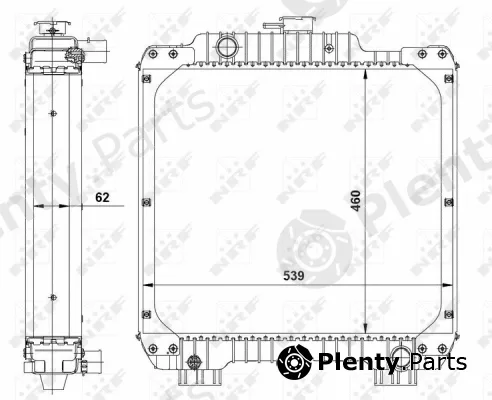NRF 54069 — Radiator, engine cooling