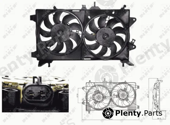 NRF 47676 — Fan, engine cooling