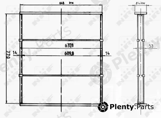 NRF 14279 — Core, radiator