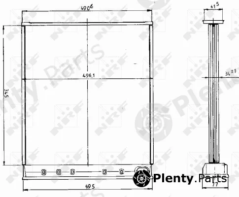 NRF 15012 — Core, radiator