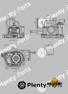 NRF 725153 — Thermostat, coolant EASY FIT