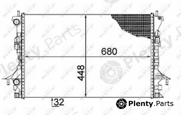 NRF 58479 — Radiator, engine cooling