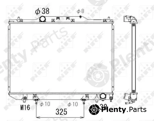 NRF 53319 — Radiator, engine cooling