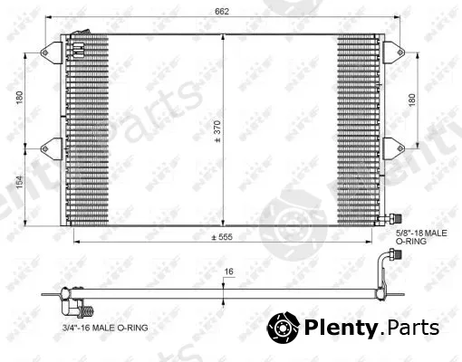 NRF 35034 — Condenser, air conditioning