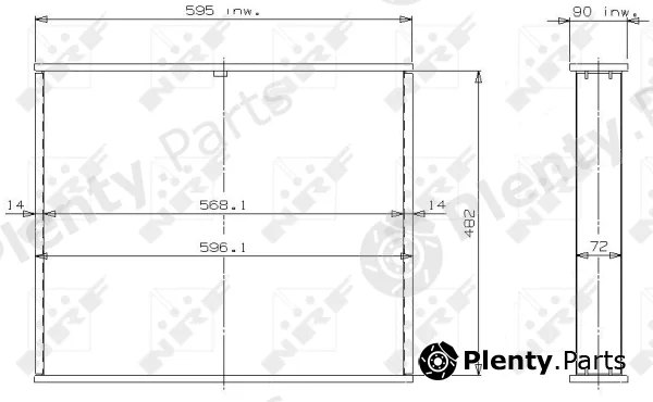 NRF 13479 — Core, radiator
