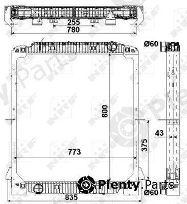 NRF 549567 — Radiator, engine cooling