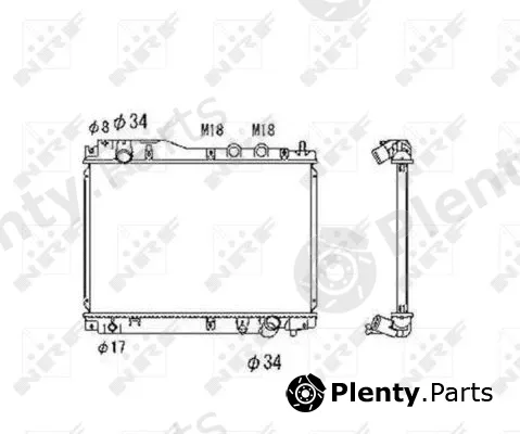 NRF 53461 — Radiator, engine cooling