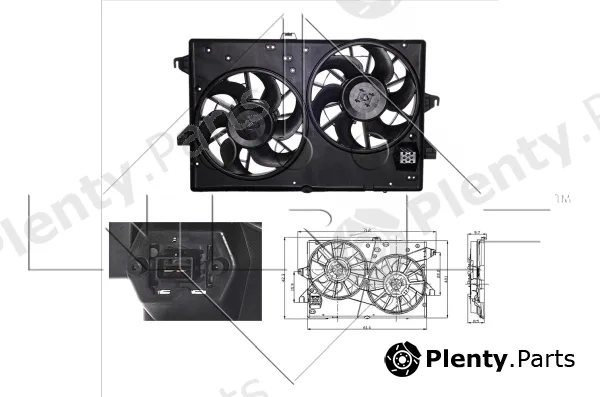 NRF 47003 — Fan, engine cooling