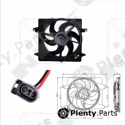 NRF 47019 — Fan, engine cooling