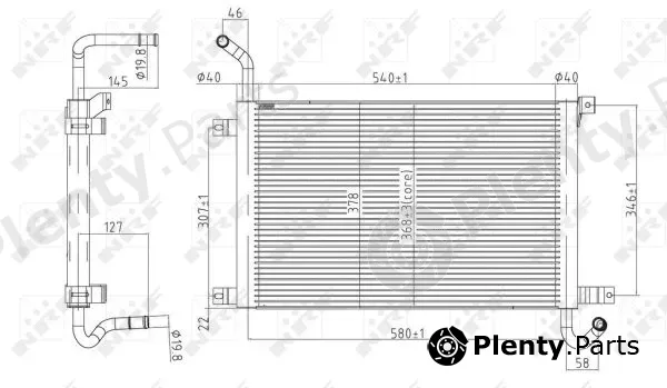 NRF 50144 — Radiator, engine cooling