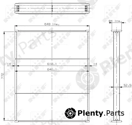 NRF 13659 — Core, radiator