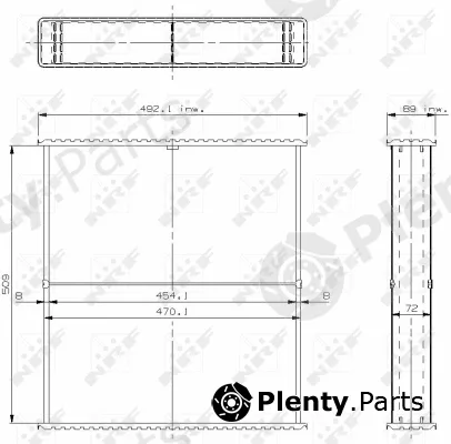 NRF 24533 — Core, radiator