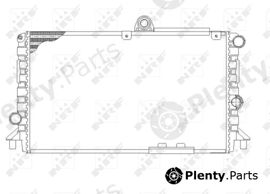 NRF 58809 — Radiator, engine cooling