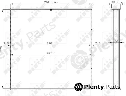 NRF 13655 — Core, radiator