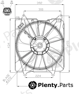 NRF 47935 — Fan, engine cooling