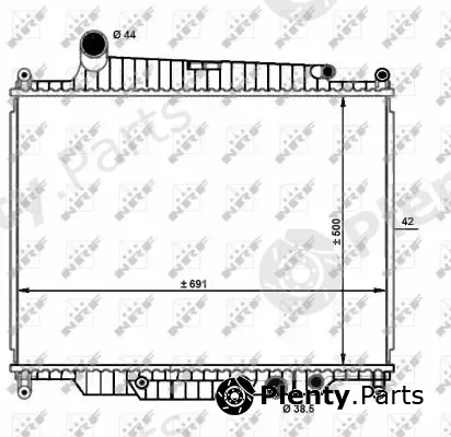 NRF 59096 — Radiator, engine cooling