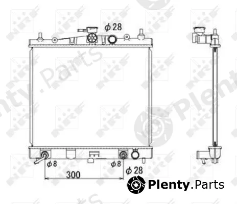 NRF 53535 — Radiator, engine cooling