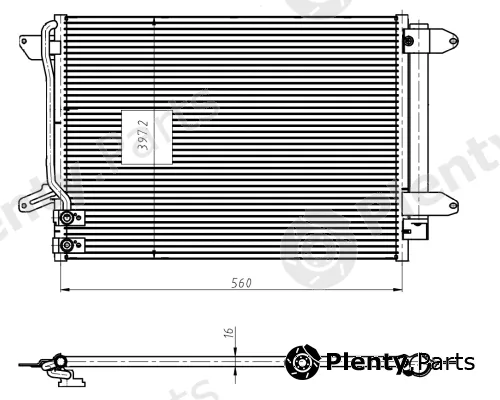 NRF 350507 — Condenser, air conditioning EASY FIT