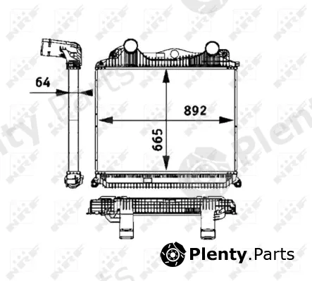 NRF 30206 — Charge Air Cooler