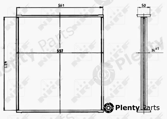 NRF 15207 — Core, radiator