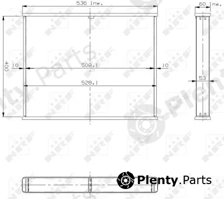 NRF 13954 — Core, radiator
