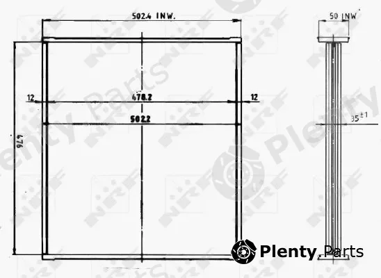 NRF 17661 — Core, radiator