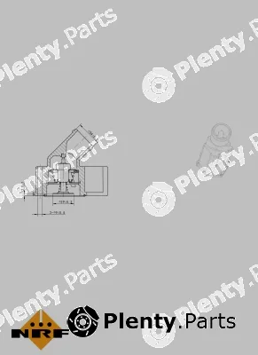 NRF 725115 — Thermostat, coolant EASY FIT