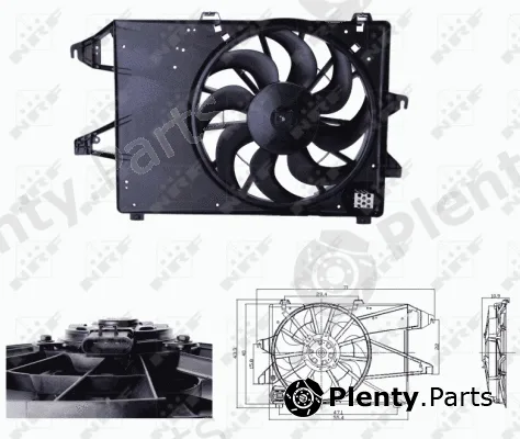 NRF 47679 — Fan, engine cooling