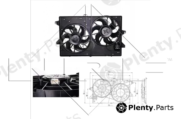 NRF 47000 — Fan, engine cooling