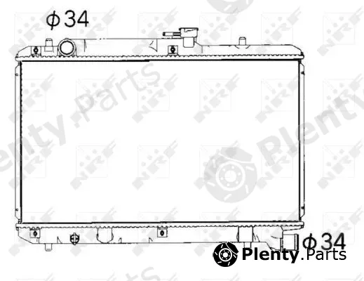 NRF 53351 — Radiator, engine cooling
