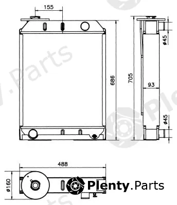 NRF 52188 — Radiator, engine cooling EASY FIT