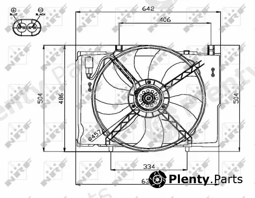 NRF 47741 — Fan, engine cooling