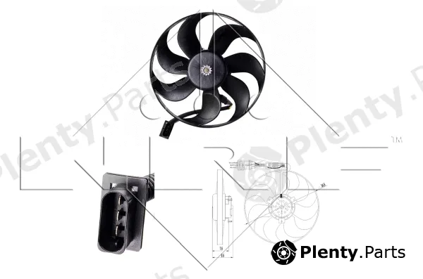 NRF 47064 — Fan, engine cooling