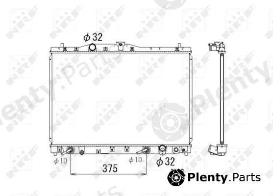 NRF 53677 — Radiator, engine cooling