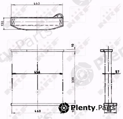 NRF 1001 — Core, radiator