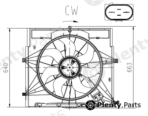 NRF 47920 — Fan, engine cooling