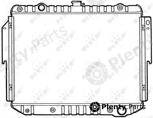 NRF 50349 — Radiator, engine cooling