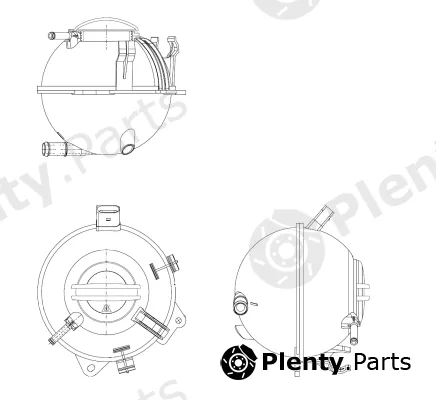 NRF 454082 — Expansion Tank, coolant EASY FIT
