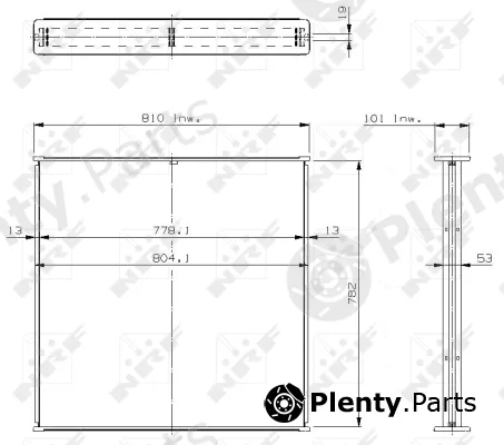 NRF 14771 — Core, radiator