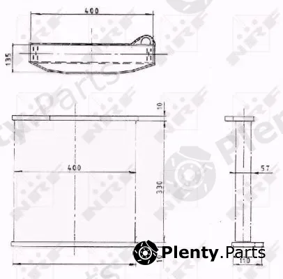 NRF 1003 — Core, radiator