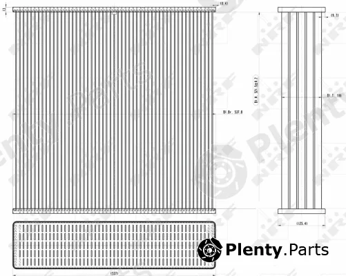 NRF 13336 — Core, radiator